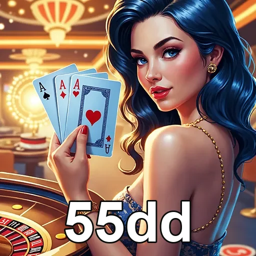 Imagem do site 55dd apresentando um cassino moderno com jogos e ambiente sofisticado.